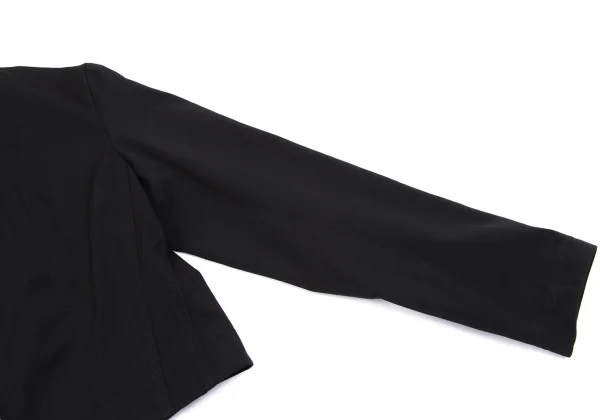 Y's Poly Collarless Cropped Zip Blouson K-163495_005