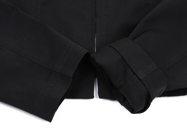 Y's Poly Collarless Cropped Zip Blouson K-163495_006