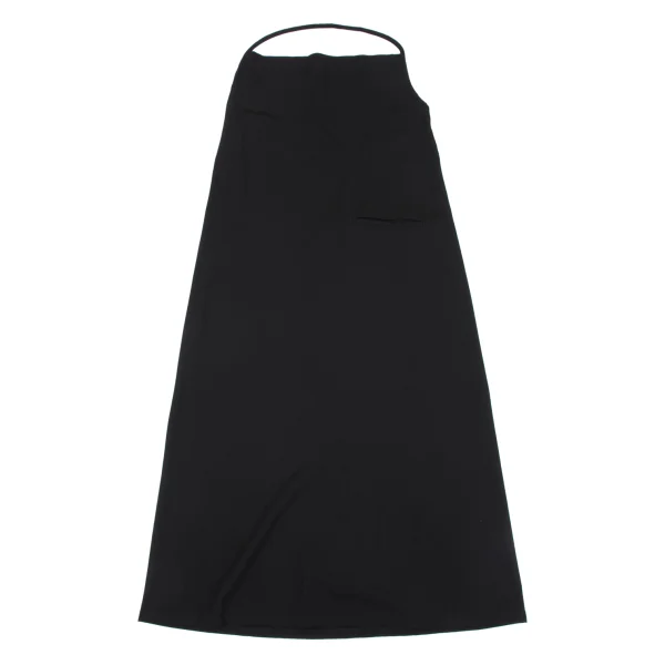 Y's Wool Gabardine Halter Neck Apron Dress K-163498_002