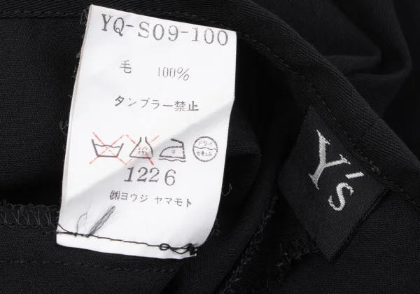 Y's Wool Gabardine Halter Neck Apron Dress K-163498_011