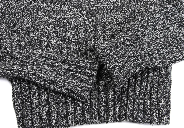 Y's Wool Rib Switch Mixed Knit Sweater K-163499_006