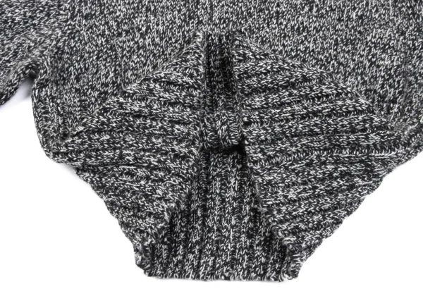 Y's Wool Rib Switch Mixed Knit Sweater K-163499_008