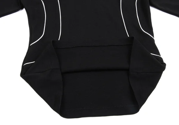 Y's Piping Switch Wool Blend High Neck Knit Top K-163500_009