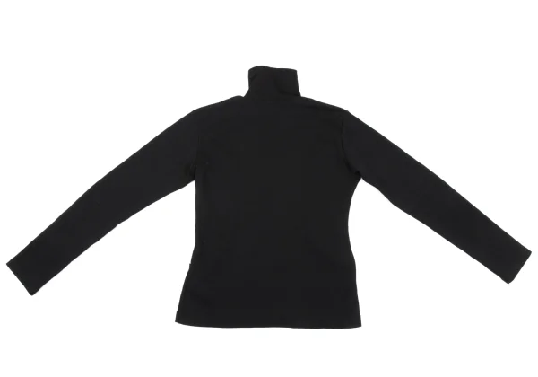 Y's Piping Switch Wool Blend High Neck Knit Top K-163500_010