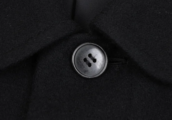 tricot COMME des GARCONS Wool Round Collar Poncho Coat K-163503_005