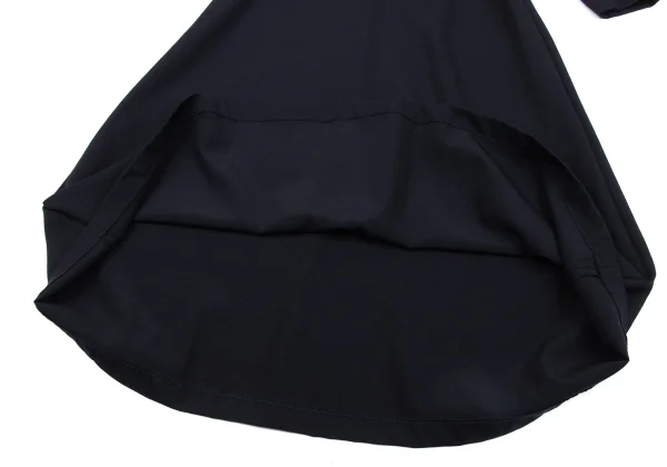 tricot COMME des GARCONS Wool Gaba V-neck Long Sleeve Dress K-163504_009