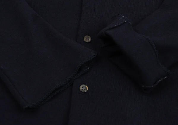 tricot COMME des GARCONS Lace Trim Cropped Knit Cardigan K-163506_006