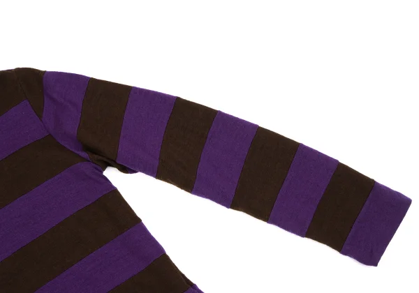 tricot COMME des GARCONS Color Striped Switching Knit Top K-163507_005