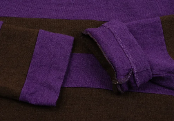 tricot COMME des GARCONS Color Striped Switching Knit Top K-163507_006