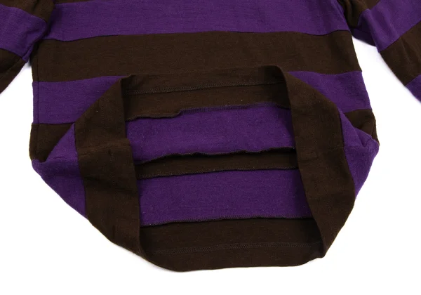 tricot COMME des GARCONS Color Striped Switching Knit Top K-163507_009