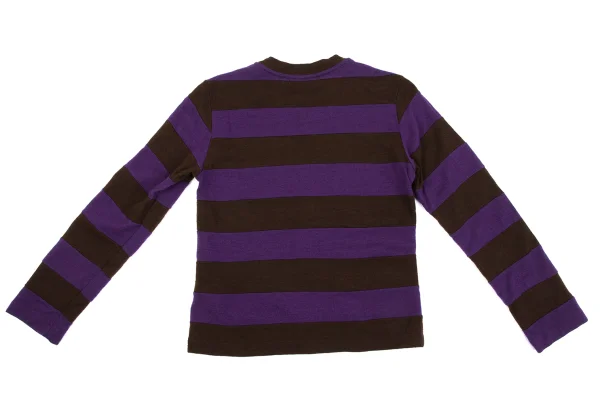 tricot COMME des GARCONS Color Striped Switching Knit Top K-163507_010