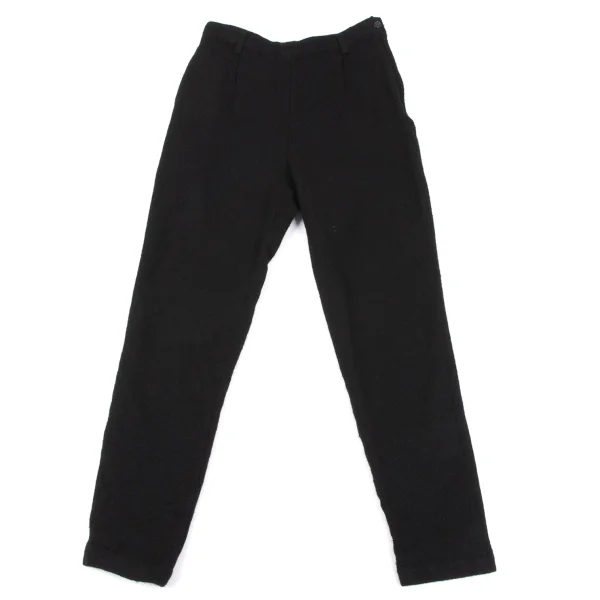 tricot COMME des GARCONS Brushed Wool Tapered Pants Black M K-163509_001
