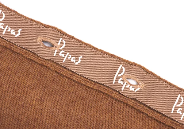 Papas Logo Point Embroidery Wool Knit Cardigan K-163511_011