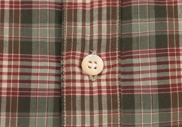 Papas Checked Trim Pocket Long Sleeve Shirt K-163513_004