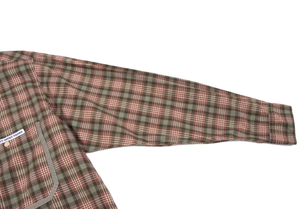 Papas Checked Trim Pocket Long Sleeve Shirt K-163513_006