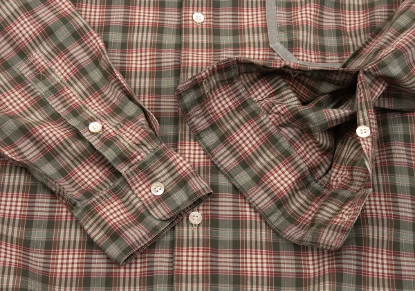 Papas Checked Trim Pocket Long Sleeve Shirt K-163513_007