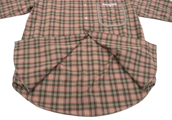 Papas Checked Trim Pocket Long Sleeve Shirt K-163513_009