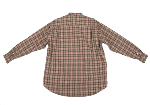 Papas Checked Trim Pocket Long Sleeve Shirt K-163513_010