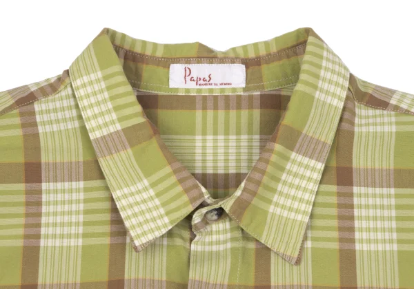 Papas Checked Short Sleeve Shirt  K-163515_003