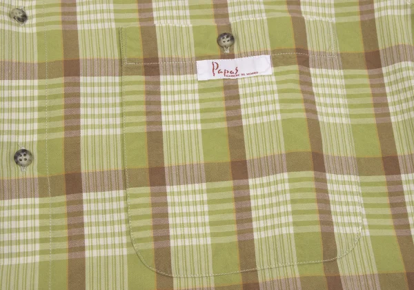 Papas Checked Short Sleeve Shirt  K-163515_004