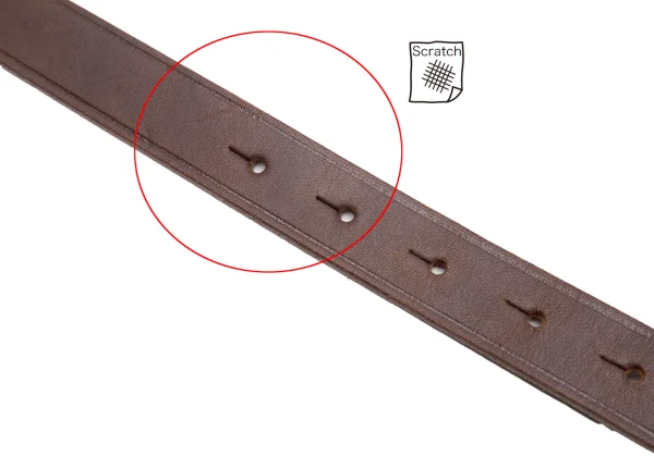 Y's bis Logo Metal Buckle Leather Belt K-163516_006