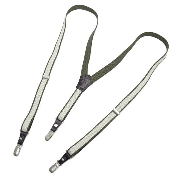 Y's Bi-color Suspender Belt Khaki  K-163517_001