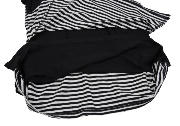 Y's Cotton Linen Striped T-shirt K-163520_009