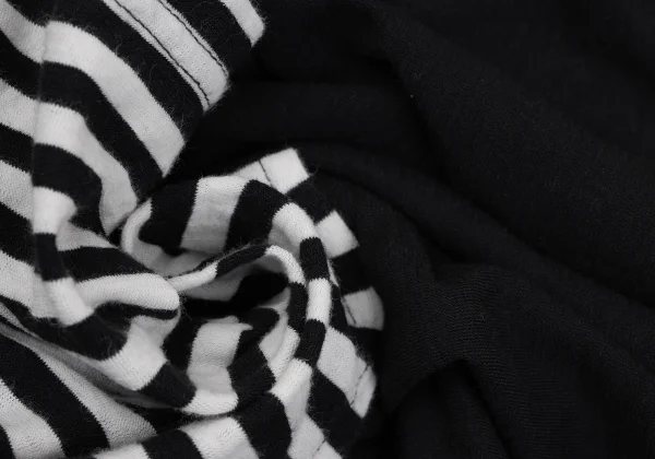 Y's Cotton Linen Striped T-shirt K-163520_011