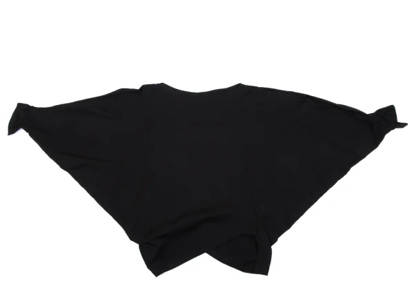 Ne-net Diagonal Design Gathered Sleeve Dolman T Shirt K-163526_002