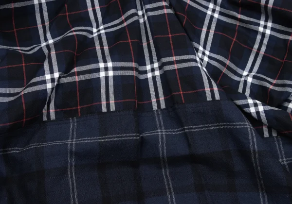 A/T Check Patchwork Tuck Skirt K-163534_011