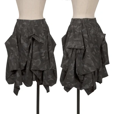 A/T Poly Cotton Camouflage Tuck Skirt
