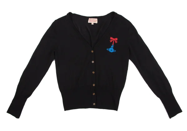 Vivienne Westwood Red Label Orb Embroidered Wool Knit Cardigan K-163538_002