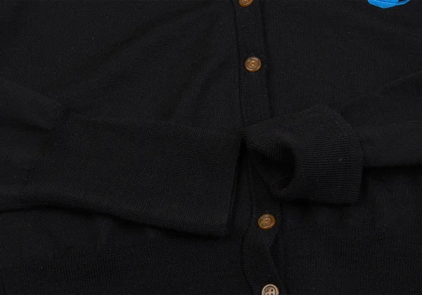 Vivienne Westwood Red Label Orb Embroidered Wool Knit Cardigan K-163538_010