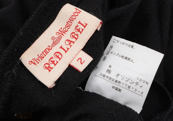 Vivienne Westwood Red Label Orb Embroidered Wool Knit Cardigan K-163538_016