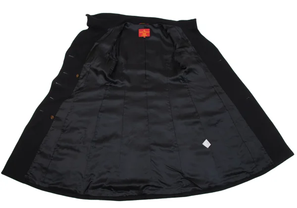 Vivienne Westwood Red Label Orb Lining Jacquard Big Collar Coat K-163539_014