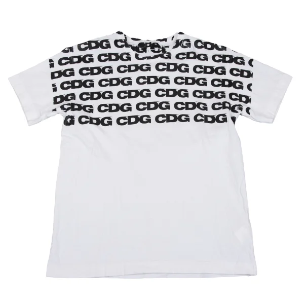 CDG Logo Printed T Shirt White L K-163542_001