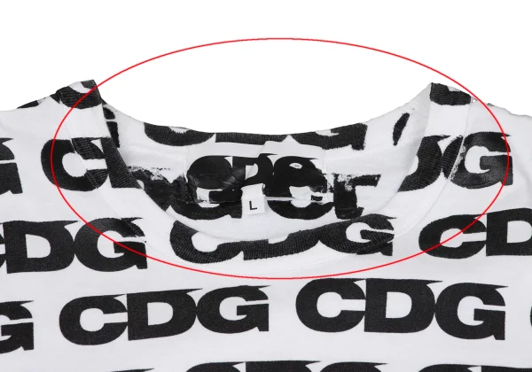 CDG Logo Printed T Shirt K-163542_003