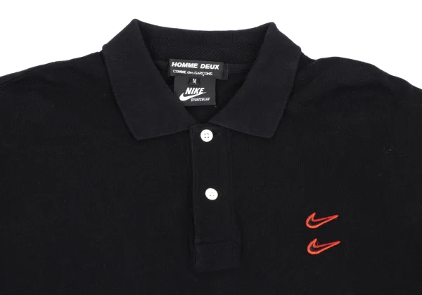 COMME des GARCONS HOMME DEUX×NIKE Swoosh Embroidery Polo Shirt K-163550_003