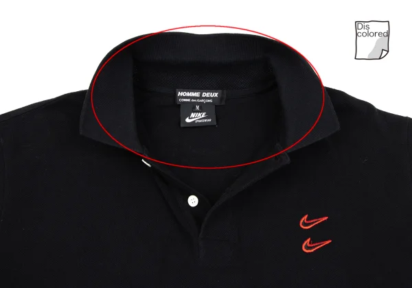 COMME des GARCONS HOMME DEUX×NIKE Swoosh Embroidery Polo Shirt K-163550_006