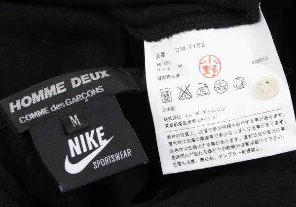 COMME des GARCONS HOMME DEUX×NIKE Swoosh Embroidery Polo Shirt K-163550_014