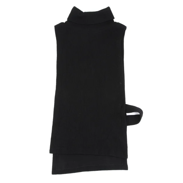 Y's Side Open Turtle Neck Knit Vest K-163552_002