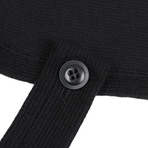 Y's Side Open Turtle Neck Knit Vest K-163552_009