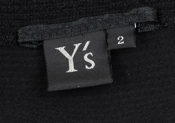 Y's Side Open Turtle Neck Knit Vest K-163552_013