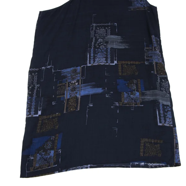 Y's Discharge Printing Sleeveless Dress K-163554_008