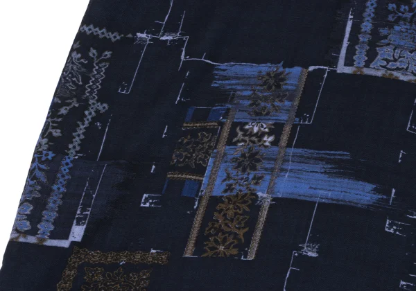 Y's Discharge Printing Sleeveless Dress K-163554_011