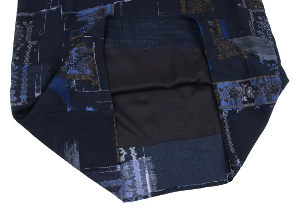 Y's Discharge Printing Sleeveless Dress K-163554_013