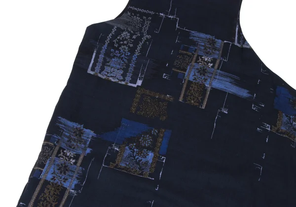 Y's Discharge Printing Sleeveless Dress K-163554_015