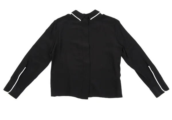 MARNI Piping Pleats Silk Blouse K-163557_008