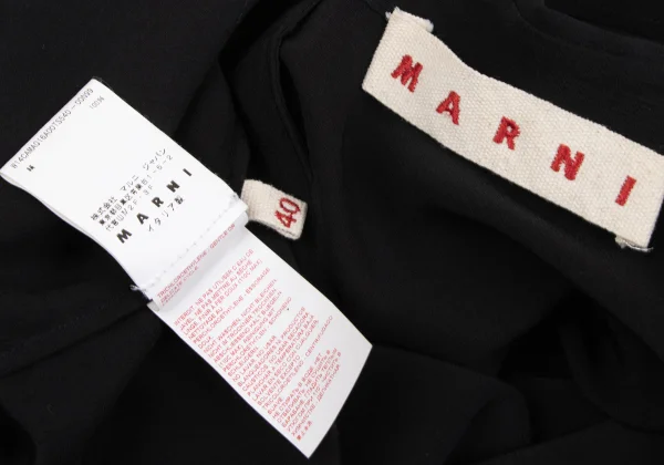 MARNI Piping Pleats Silk Blouse K-163557_011