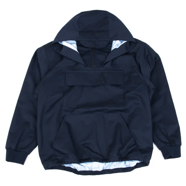 FRED PERRY Poly Cotton Hooded Anorak Hoodie Navy L K-163559_001
